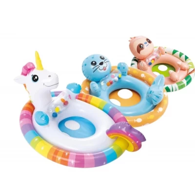 Надувной круг с отверстиями для ножек Intex (59570)