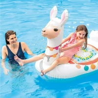 Надувной плотик Большая лама Intex 57564 (2 ручки, 135-94-112см)