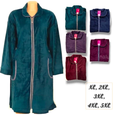 Халат жіночий велюровий. Фірми HATAI. Утеплений, на байці. Норма. Розміри: XL, 2XL, 3XL, 4XL, 5XL Халат жіночий велюровий. Фірми HATAI. Утеплений, на байці. Норма. Розміри: XL, 2XL, 3XL, 4XL, 5XL