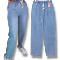 Джегінси жіночі демісезонні весна -літо. Фірми Kenalin.Вільного крою, по типу момів. Колір блакитний. Норма. Розміри: XL-5XL.