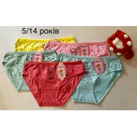 Трусики для девчат (5-14 лет) Котик. Хлопок