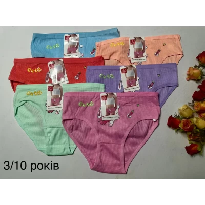 Трусики для девчат (3-10 лет) Зайчик. Хлопок Трусики для девчат (3-10 лет) Зайчик. Хлопок