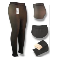 Лосіни жіночі безшовні теплі, всередині на флісі. Фірми AKFU. Імітація голих ніжок. Розмір XL-6XL.