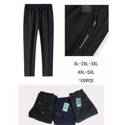 Брюки чоловічі спортивні трикотажні, теплі всередині на байці. Фірми Clover. Норма.  Прямі без манжета. Розміри: XL, 2XL, 3XL, 4XL, 5XL