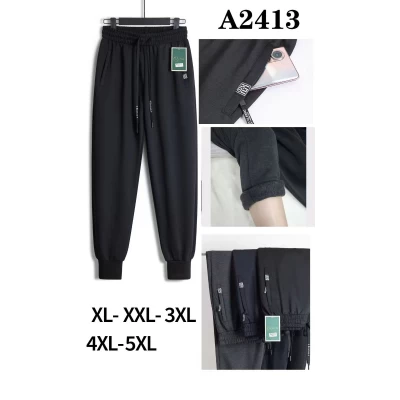 Брюки чоловічі спортивні трикотажні, теплі всередині на байці. Фірми Clover. Норма. Знизу на манжеті. Розміри: XL-5XL.