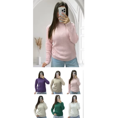 Свитер Кашемир шерсть 24064. Размер 46-50