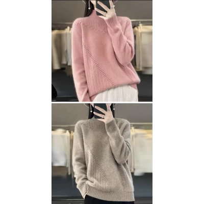 Свитер кашемир, шерсть 24072. Размер 44-48