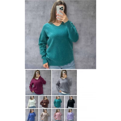 Свитер кашемир, шерсть 25515. Размер 46-52 универс.