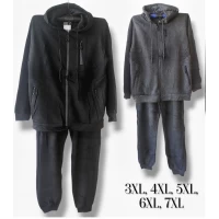 Костюм чоловічій спортивний, трикотажний. Утеплений, на байці. на манжеті. Батал. Розміри: 3XL-7XL.