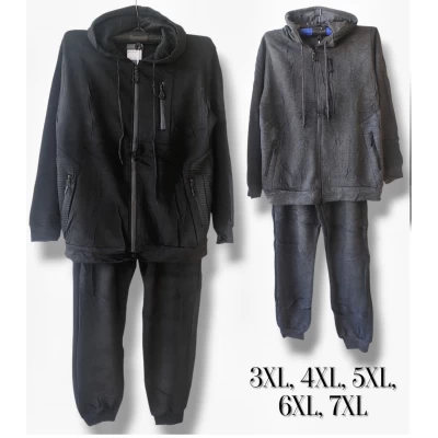 Костюм чоловічій спортивний, трикотажний. Утеплений, на байці. на манжеті. Батал. Розміри: 3XL-7XL.