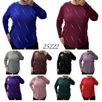 Свитер кашемир, хлопок 25222. Размер 52 - 60 ( Батал)