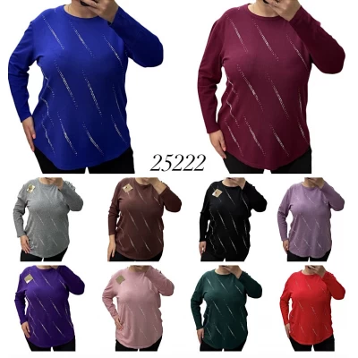 Свитер кашемир, хлопок 25222. Размер 52 - 60 ( Батал)