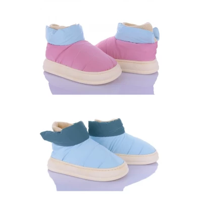 Тапочки женские плащёвка-мех, Sanlin. Размеры - 36-41