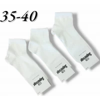 Шкарпетки жіночі білі, середньої довжини. Supersox. Розмір 35-40
