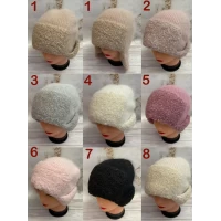 Шапка Вушанка. Ангора+Тедді. Розмір універсальний 