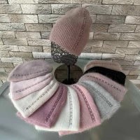 Шапка Ангора Подвійна. Розмір універсальний 