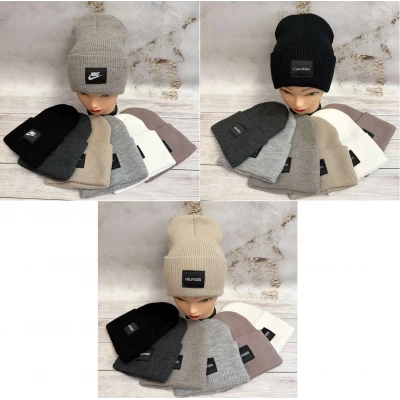 Шапка подвійна Акріл Софт (Hilfiger, Calvin Klein, Nike). Розмір універсальний Шапка подвійна Акріл Софт (Hilfiger, Calvin Klein, Nike). Розмір універсальний