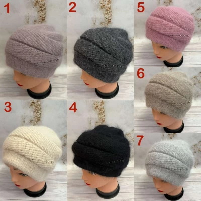 Шапка Ангора, Подвійна. Розмір універсальний Шапка Ангора, Подвійна. Розмір універсальний