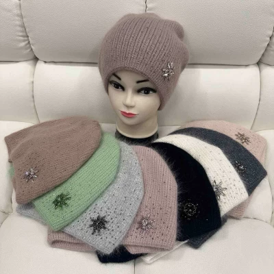 Шапка Ангора Пойдвійна. Розмір універсальний Шапка Ангора Пойдвійна. Розмір універсальний