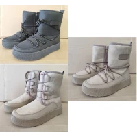 Дутики женские К1 черные, бежевые, р-р 37-42