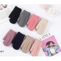 Варежки дитячі Хутро, 0698, Розмір 4-6 роки