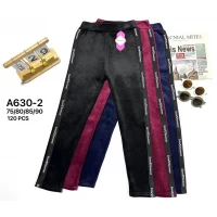 Детские брюки ВЕЛЮР на МЕХУ для девочек 7-12 лет