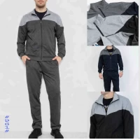 Чоловічі спортивні костюми на манжеті. Розміри 46-56 (m-4xl). Матеріал двонитка.