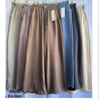Жіночі літні штани. Розміри xl, 2xl, 3xl (46-48-50).  одного кольору. Матеріал льон. 