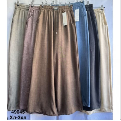Жіночі літні штани. Розміри xl, 2xl, 3xl (46-48-50).  одного кольору. Матеріал льон. 