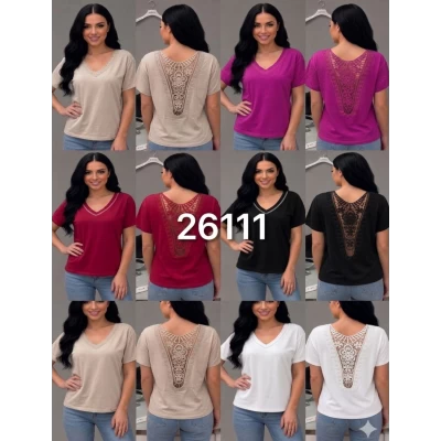 Футболка 26110, (спинка ажурна ). Розмір S,M, L(46,48;50) Якість 95%-cotton; 5%-spandex Футболка 26110, (спинка ажурна ). Розмір S,M, L(46,48;50) Якість 95%-cotton; 5%-spandex