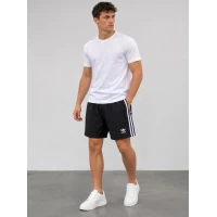 Шорти чоловічі з пом'якшеної плащовки. Adidas. Колір чорний, темно синій.  Норма. Розміри: 48-56.
