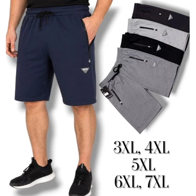 Чоловічі шорти Black Cuclone. Трикотаж х/б.  Батал.  Розміри: 3XL-7XL.