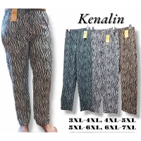 Брюки жіночі літні. Kenalin.Тканина жатка. Розміри: 3XL-7XL.