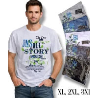 Футболка чоловіча трикотажна. Норма. Розміри: XL, 2XL, 3XL
