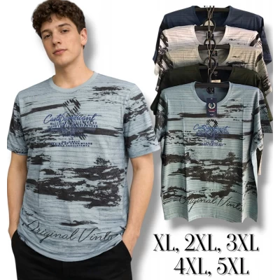 Футболка чоловіча трикотажна. Норма. Розміри: XL, 2XL, 3XL, 4XL, 5XL Футболка чоловіча трикотажна. Норма. Розміри: XL, 2XL, 3XL, 4XL, 5XL