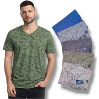 Чоловіча трикотажна футболка. Норма. Розміри: XL, 2XL, 3XL, 4XL, 5XL