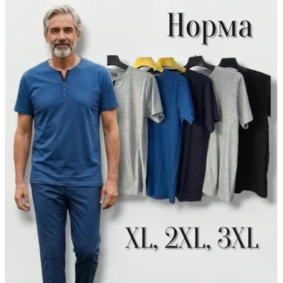 Футболка чоловіча трикотажна. Норма. Розміри: XL, 2XL, 3XL. Футболка чоловіча трикотажна. Норма. Розміри: XL, 2XL, 3XL.