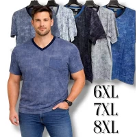 Футболка чоловіча трикотажна. Батал: 6XL, 7XL, 8XL.