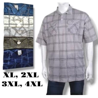 Трикотажна футболка - сорочка з двома накладними кишенями. Норма: XL, 2XL, 3XL, 4XL