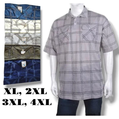 Трикотажна футболка - сорочка з двома накладними кишенями. Норма: XL, 2XL, 3XL, 4XL Трикотажна футболка - сорочка з двома накладними кишенями. Норма: XL, 2XL, 3XL, 4XL