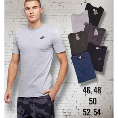 Футболка чоловіча трикотажна NIKE. Розміри: 46-54 (5 штук, одного кольору) Футболка чоловіча трикотажна NIKE. Розміри: 46-54 (5 штук, одного кольору)