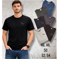 Футболка чоловіча трикотажна. Puma. Розміри: 46-54  (5 штук, одного кольору)