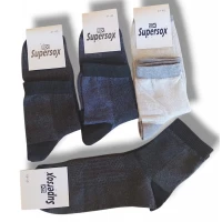Шкарпетки чоловічі сіточка, середньої довжини. Supersox. Розмір 41-45