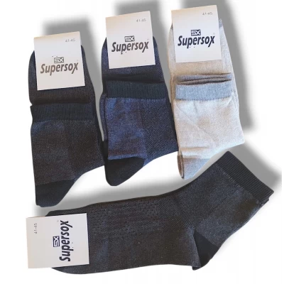Шкарпетки чоловічі сіточка, середньої довжини. Supersox. Розмір 41-45 Шкарпетки чоловічі сіточка, середньої довжини. Supersox. Розмір 41-45