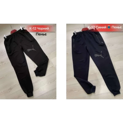 Чоловічі спортивні штани на манжеті. Розміри 46-54. Матеріал двонитка пеньє. 85328 Чоловічі спортивні штани на манжеті. Розміри 46-54. Матеріал двонитка пеньє. 85328