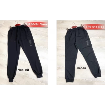 Чоловічі спортивні штани на манжеті. Розміри 46-54. Матеріал двонитка пеньє. 85320 Чоловічі спортивні штани на манжеті. Розміри 46-54. Матеріал двонитка пеньє. 85320