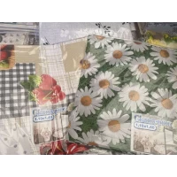 Скатерть ПВХ на основе 110*140, рисунки в ассортименте