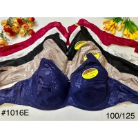 Бюстгальтер с кружевными вставками, чашка 100-125Е