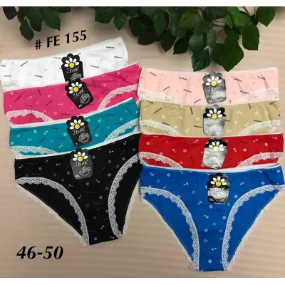 Трусы женские King, Хлопок с кружевами, 46-50