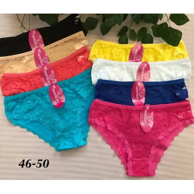 Трусики женские "вставка", 46-50,  Хлопок